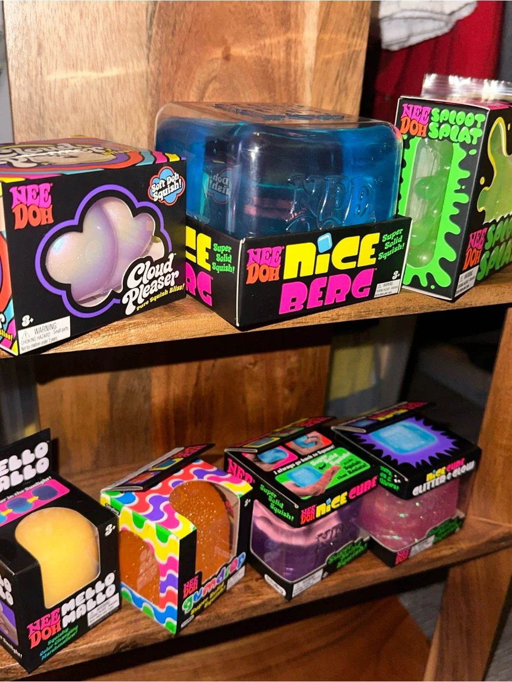 NeeDoh Squeeze Toys Nee Doh BUNDLE Berg cloud pleaser mello mallo glow gumdrop